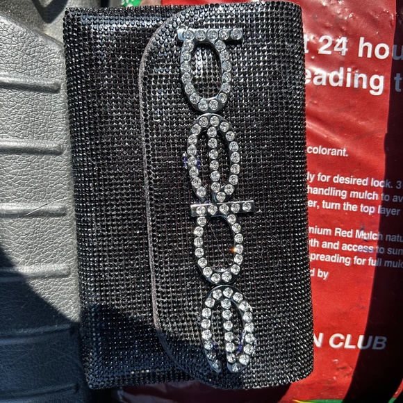 BEBE glitter crossbody purse - Picture 1 of 2